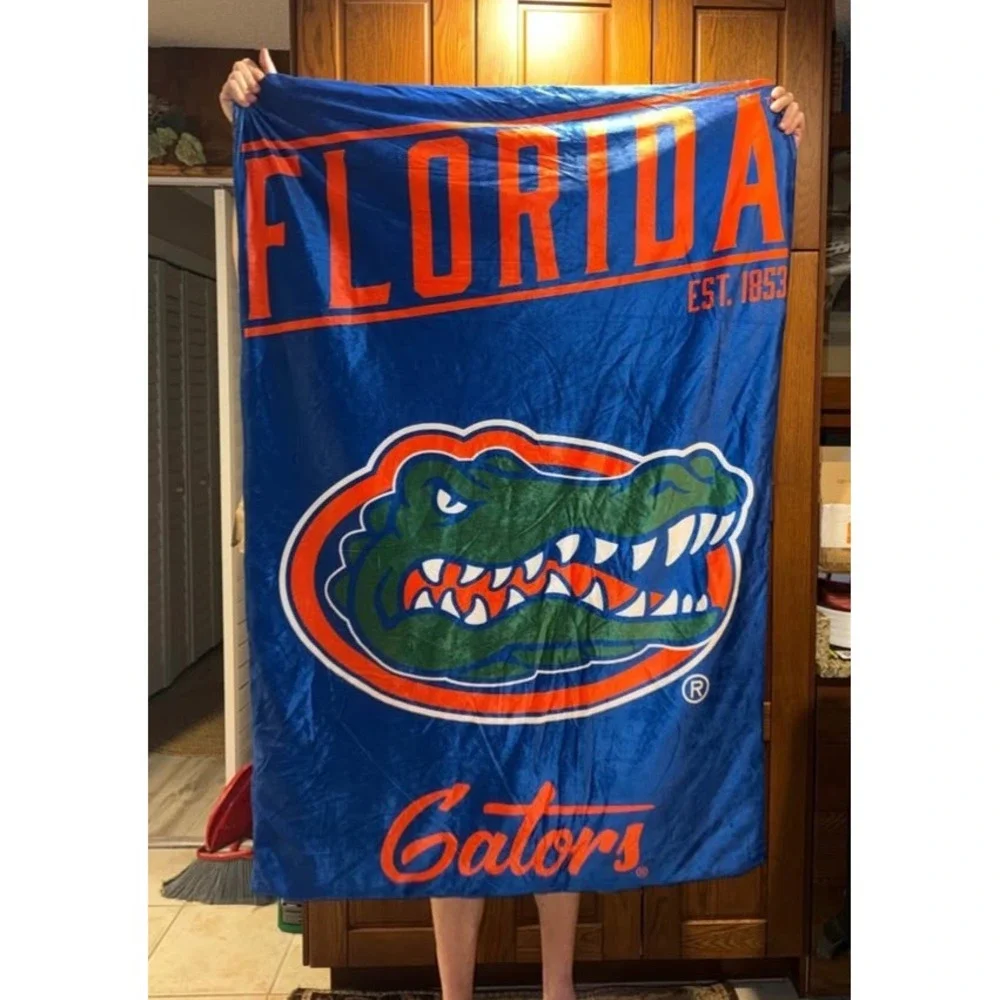 University of Florida Gators 8 lb Weighted Blanket 60x40 Washable Cover EUC